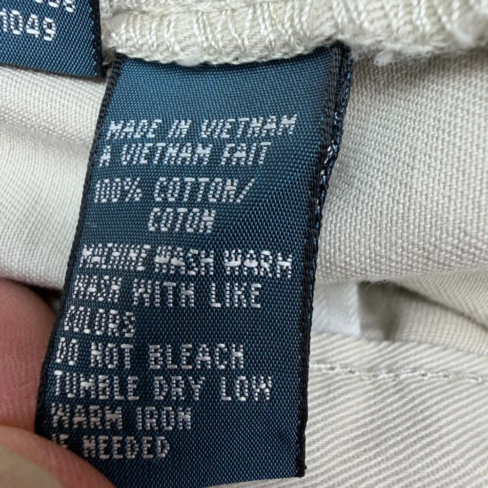 Polo Ralph Lauren 650 Pants Mens 40x32 Straight Fit Khaki Cotton Dungarees
